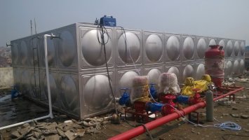 中山市港口鎮星港灣城市綠洲消防水箱項目
